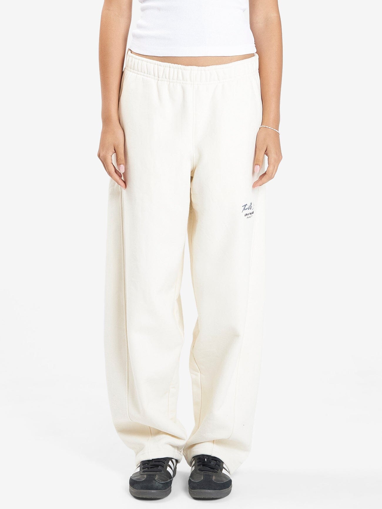 Signature Track Pant - Heritage White 4