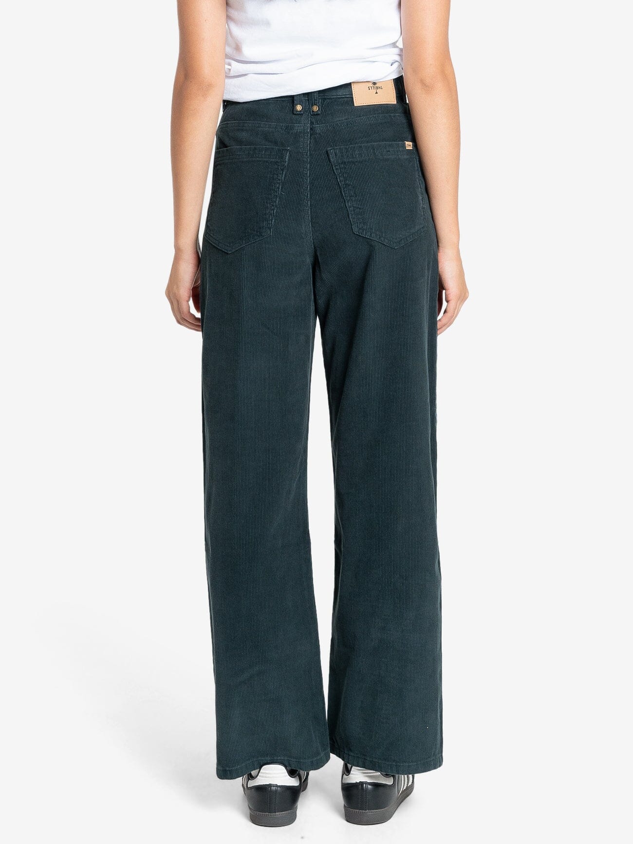 Holly Cord Pant - Dark Jade 4