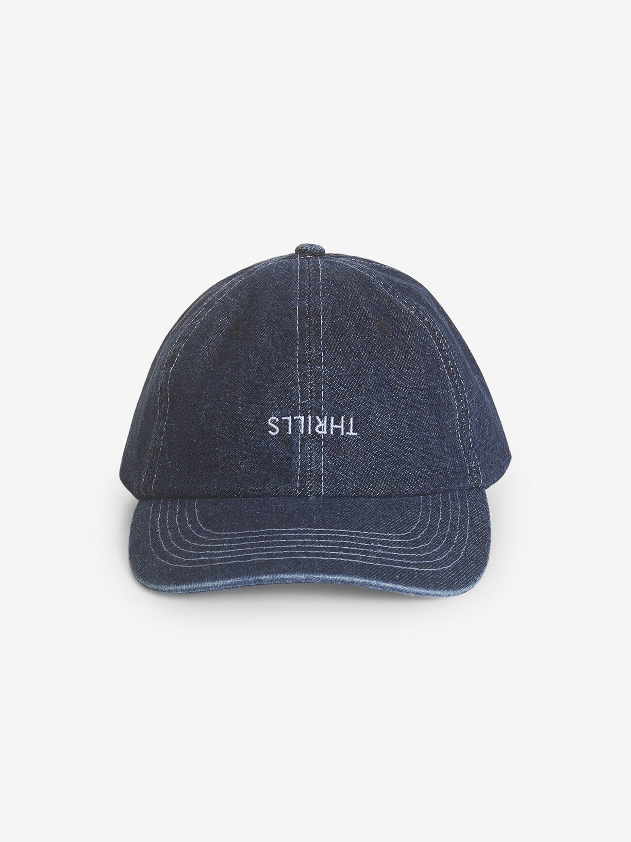 Thrills Denim 6 Panel Cap - Indigo Rinse One Size