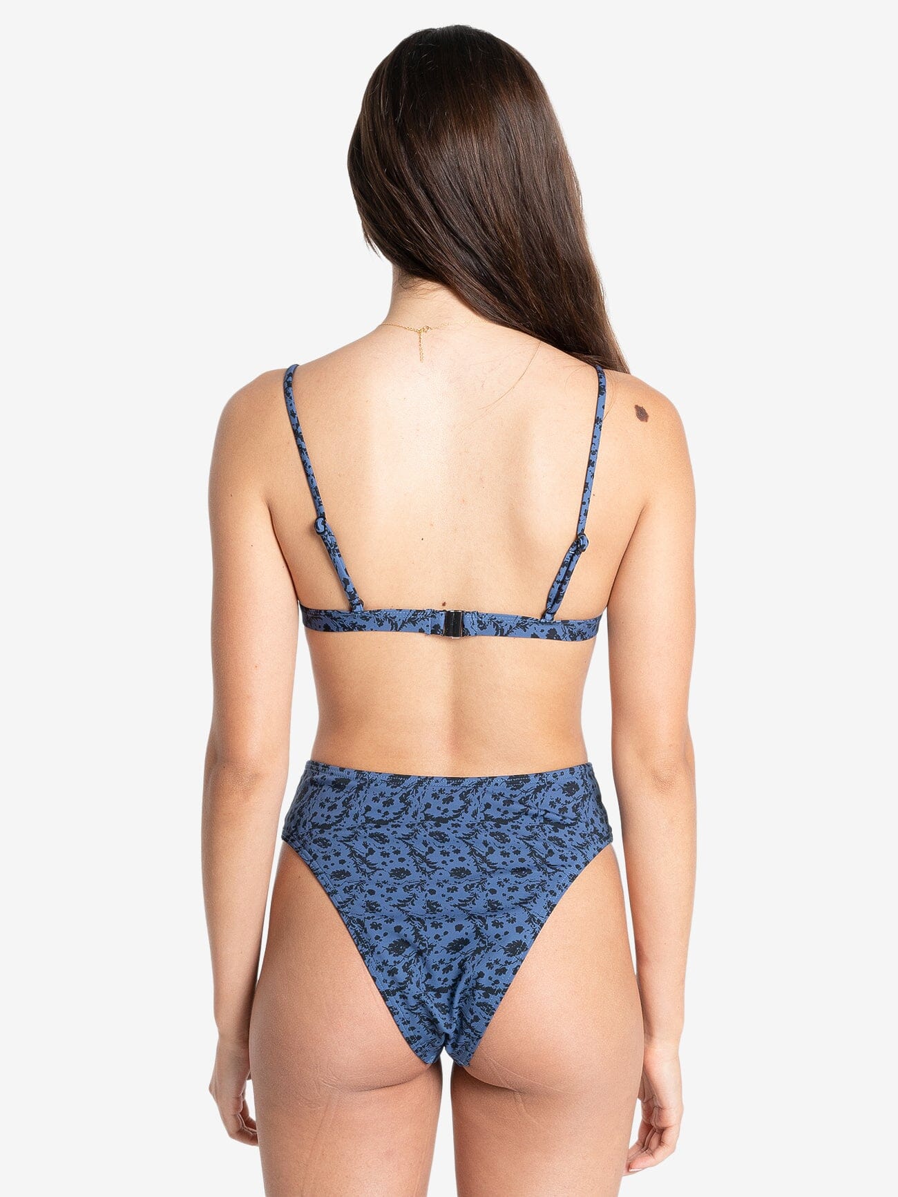 Rue Fixed Triangle Bikini Top - Ensign Blue 4