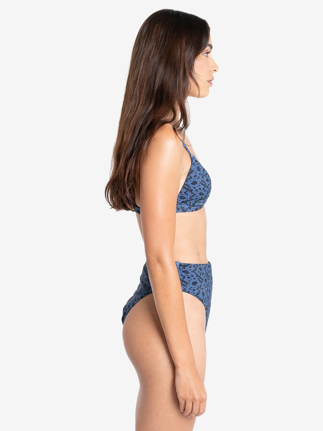 Rue Fixed Triangle Bikini Top - Ensign Blue 4