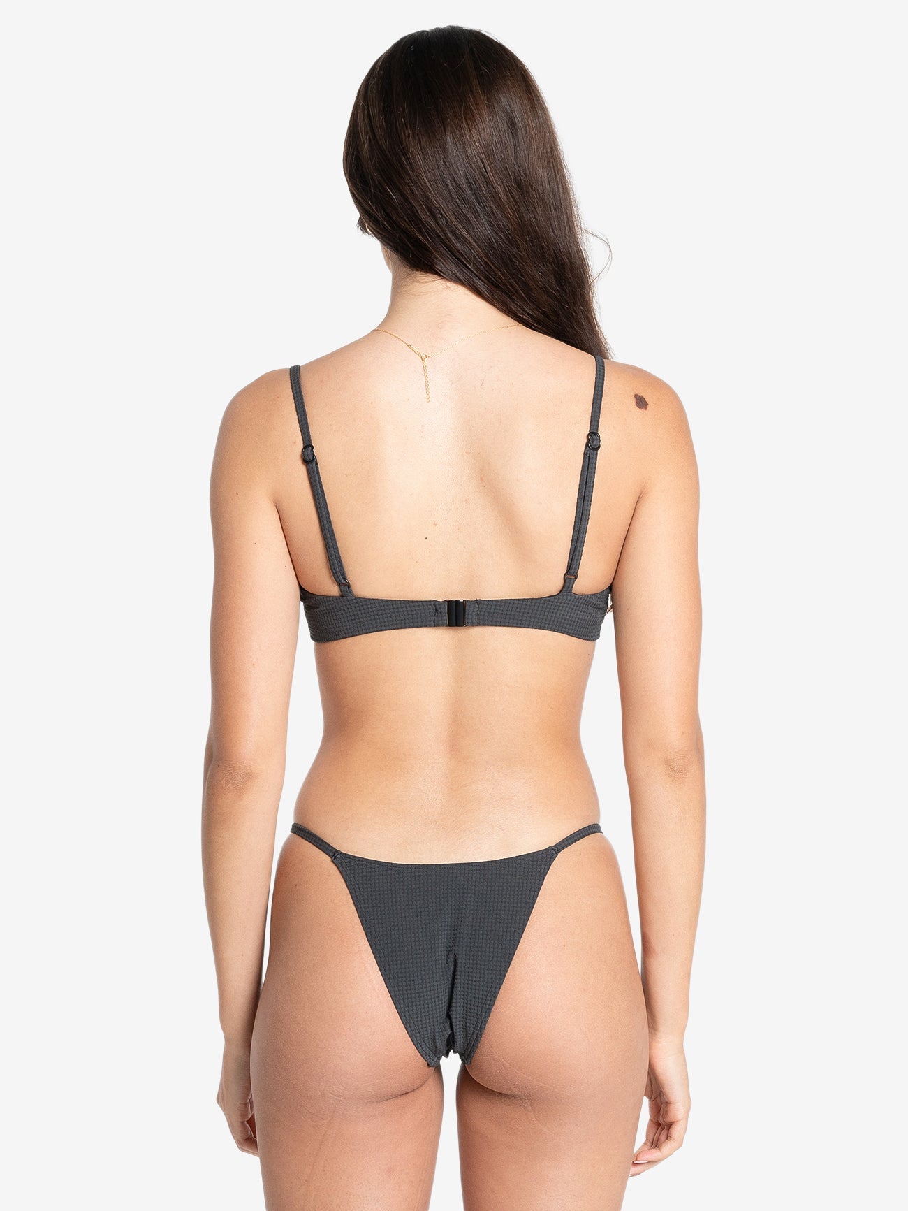 Nano Underwire Bikini Top - Dark Charcoal 4