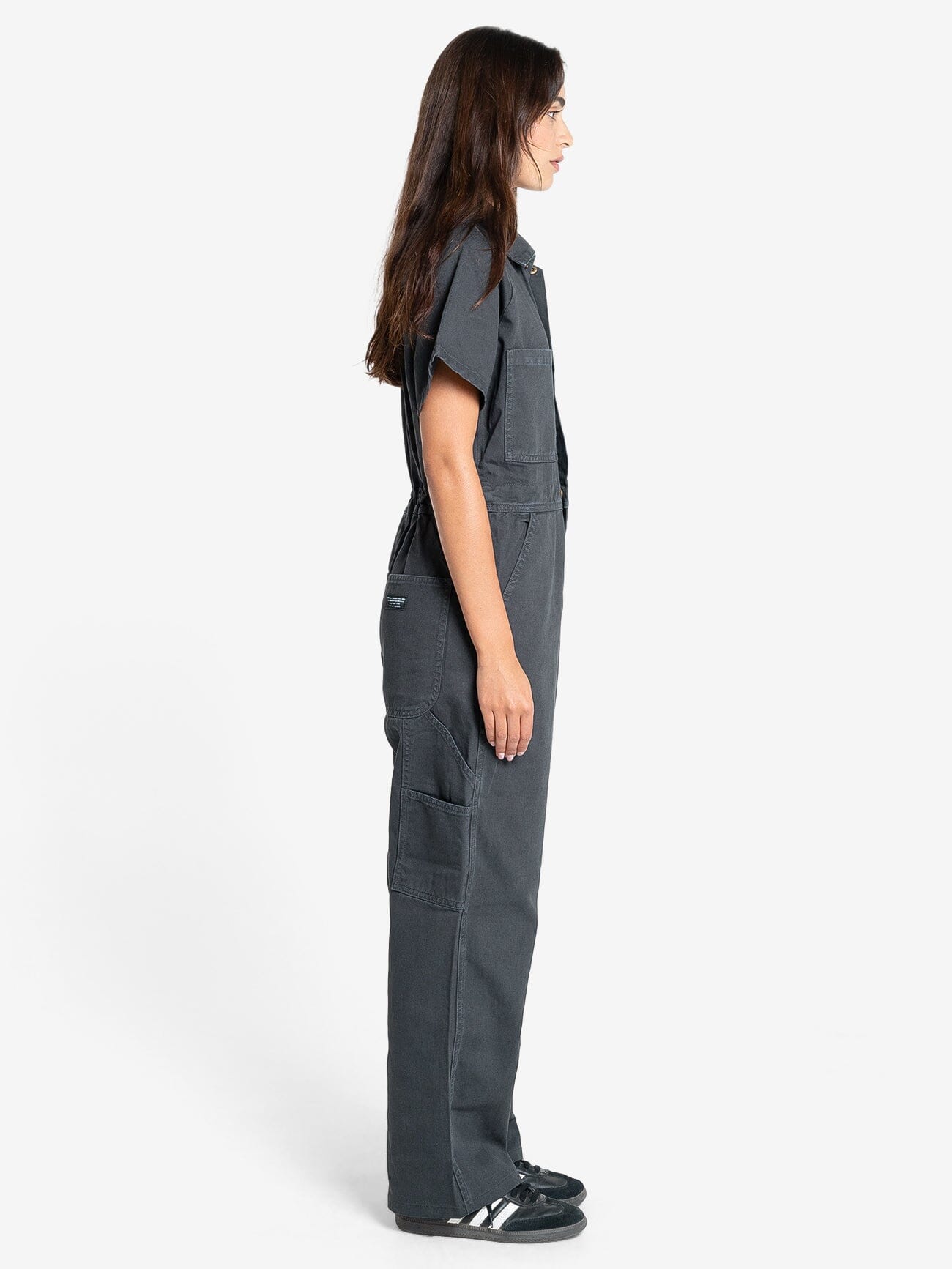 Carpenter Short Sleeve Coverall - Dark Charcoal 4