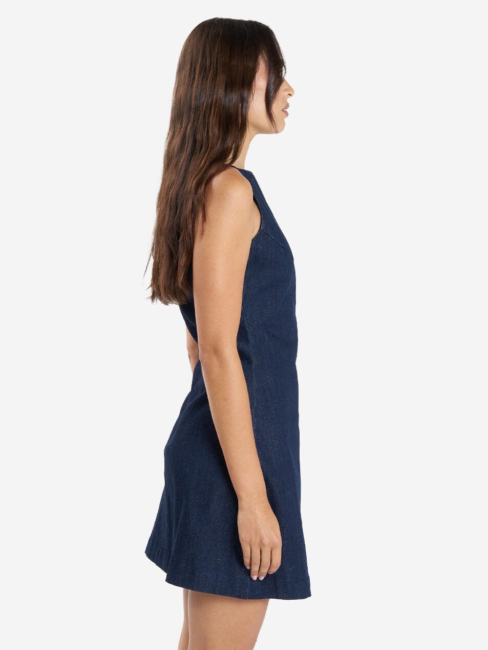 Alessia Denim Mini Dress - Raw Indigo 4