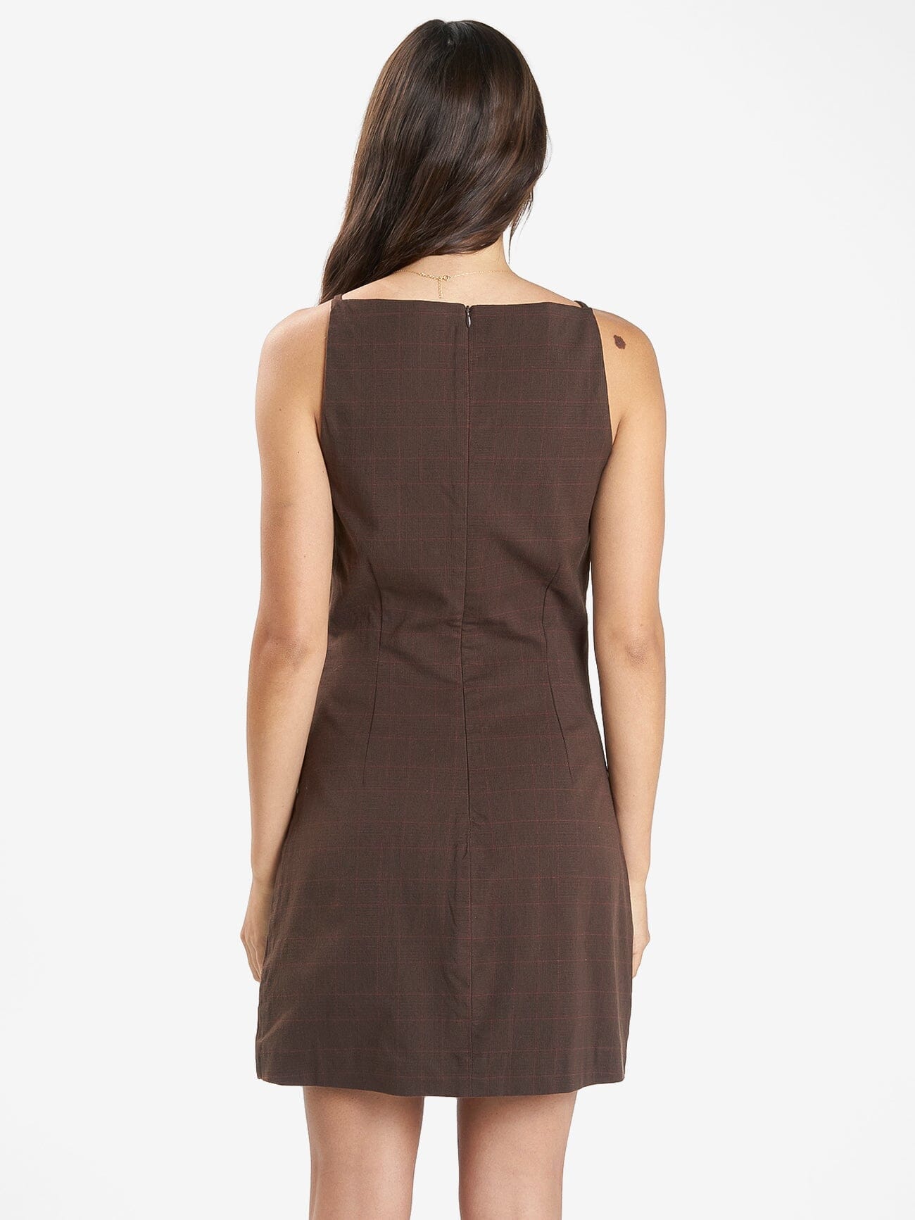 Alessia Mini Dress - Burnt Chestnut 4