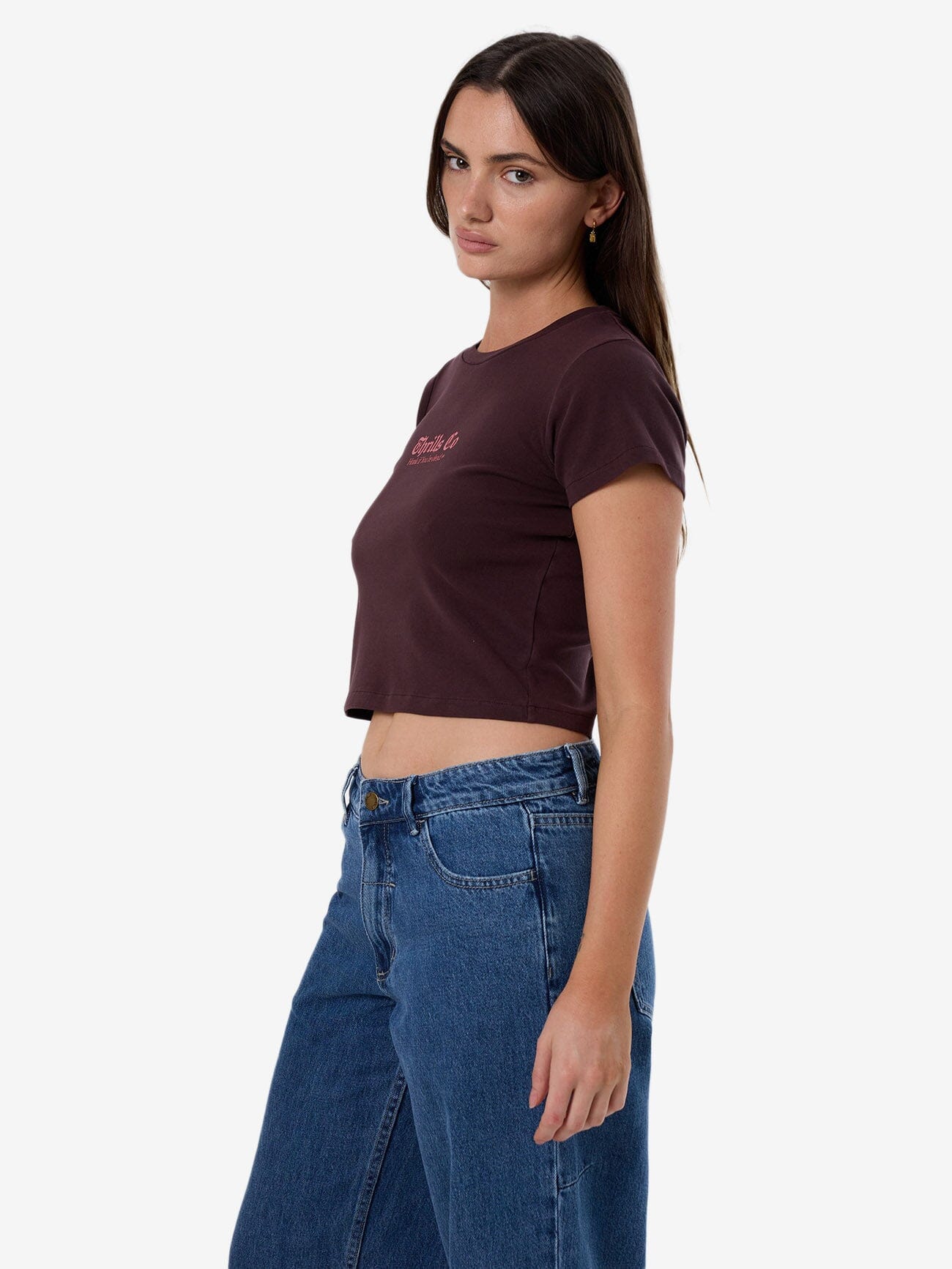 Lighten Up Mini Tee - Deep Plum 4