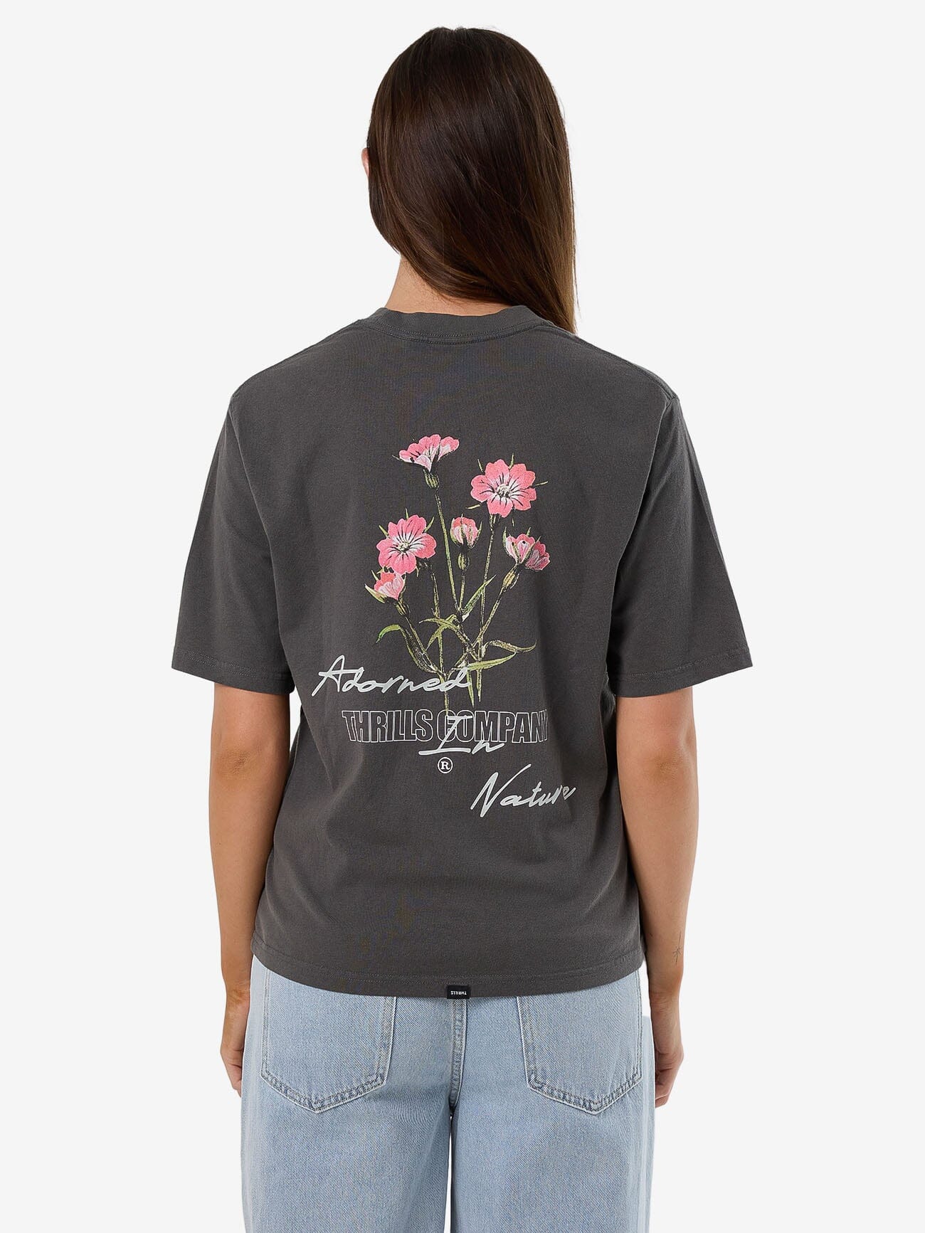 Adorned In Nature Square Tee - Merch Black 4