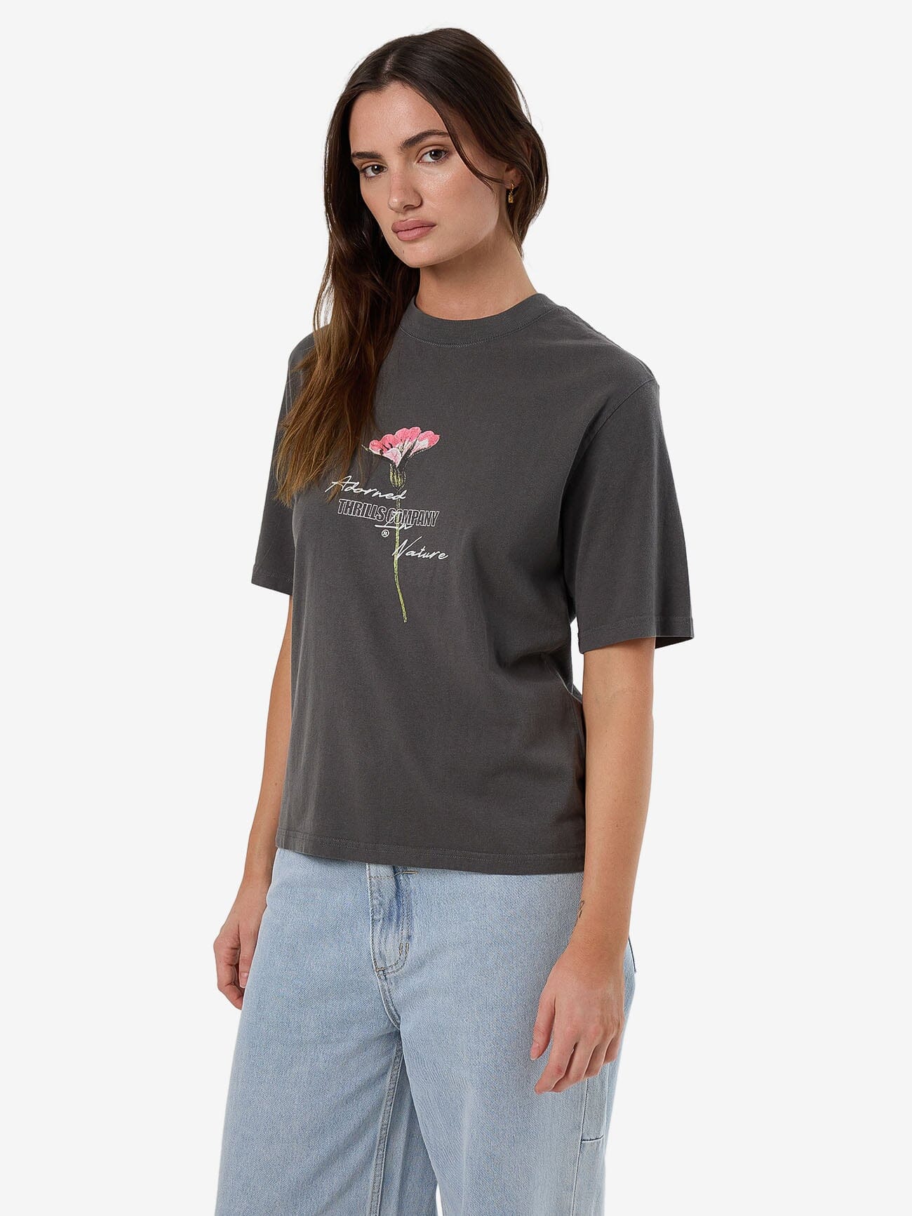 Adorned In Nature Square Tee - Merch Black 4