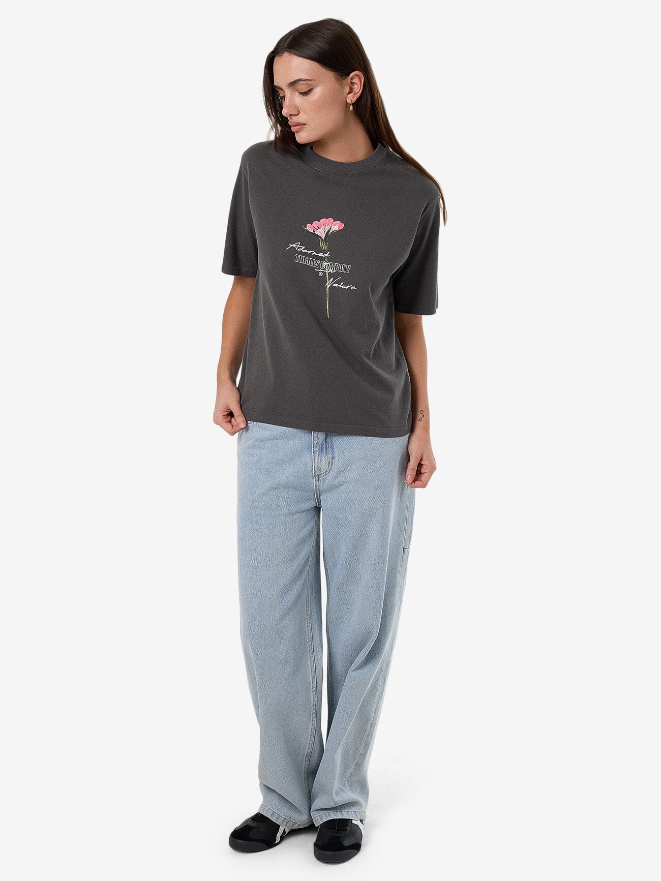 Adorned In Nature Square Tee - Merch Black 4