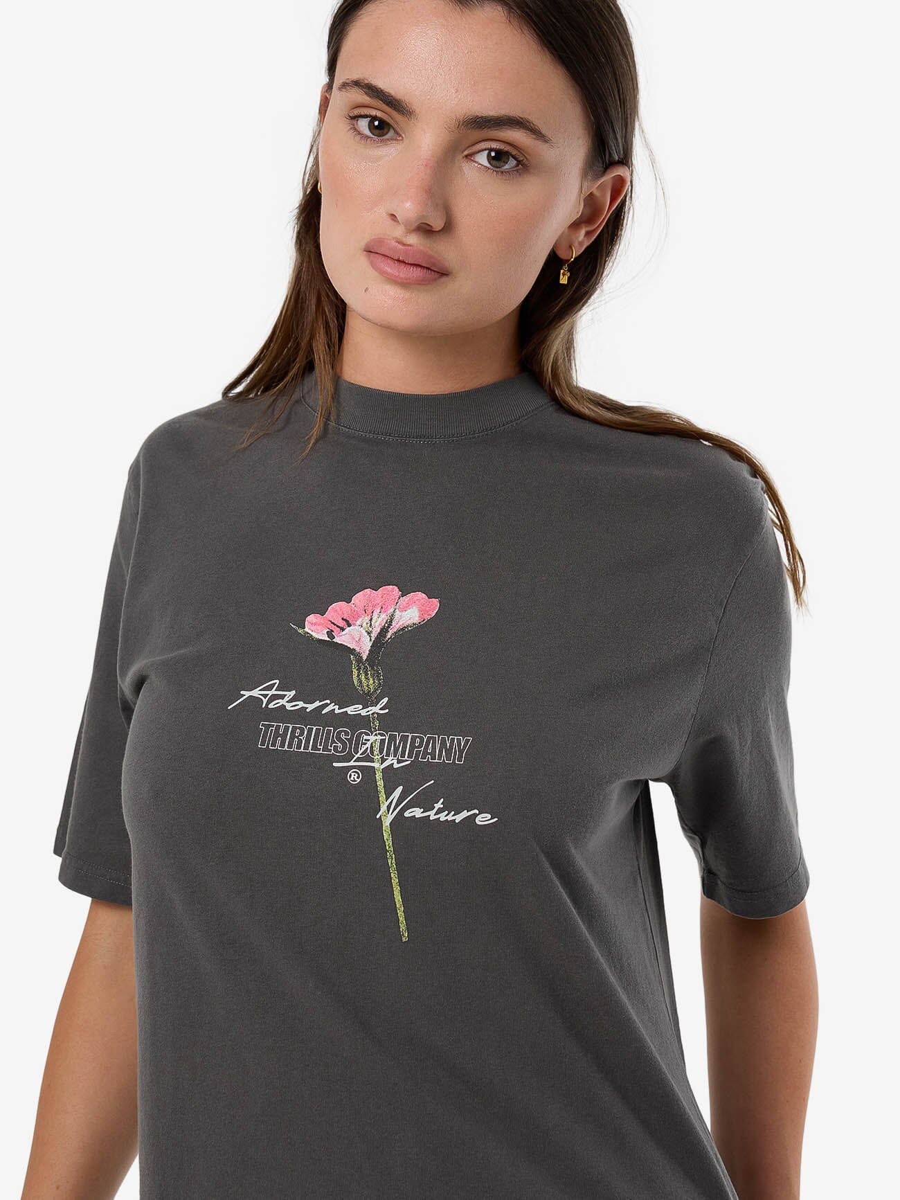 Adorned In Nature Square Tee - Merch Black 4