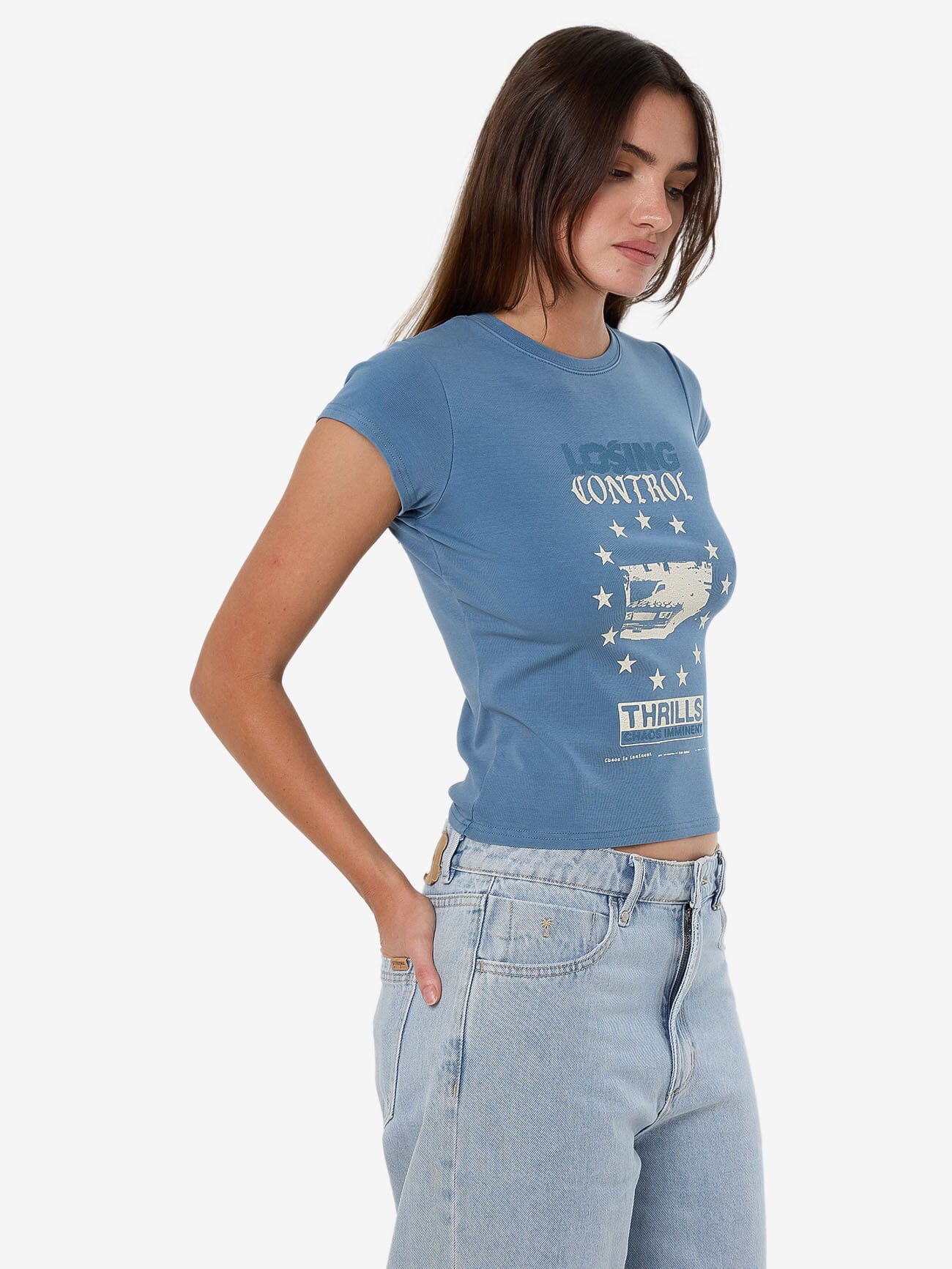 Losing Control Club Tee  - Storm Blue