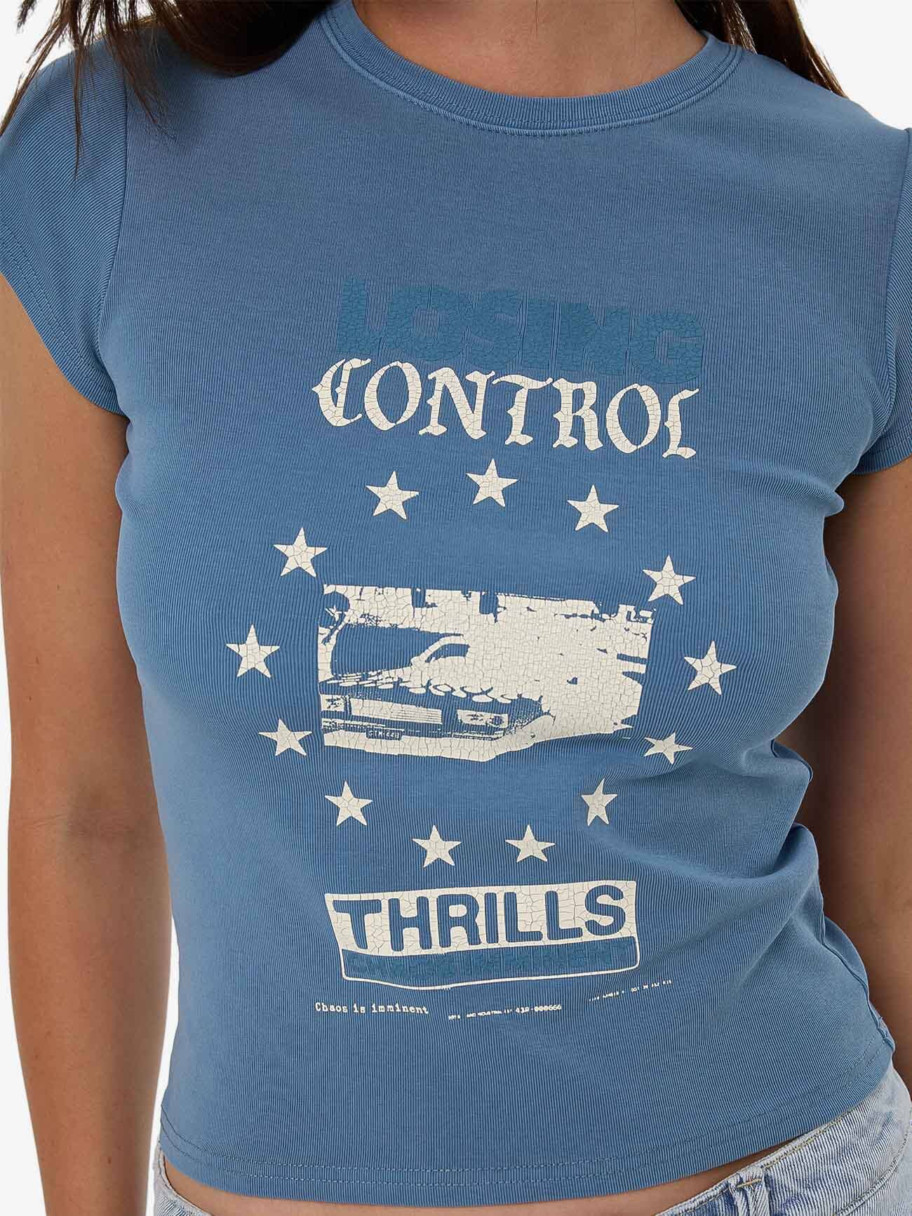 Losing Control Club Tee  - Storm Blue