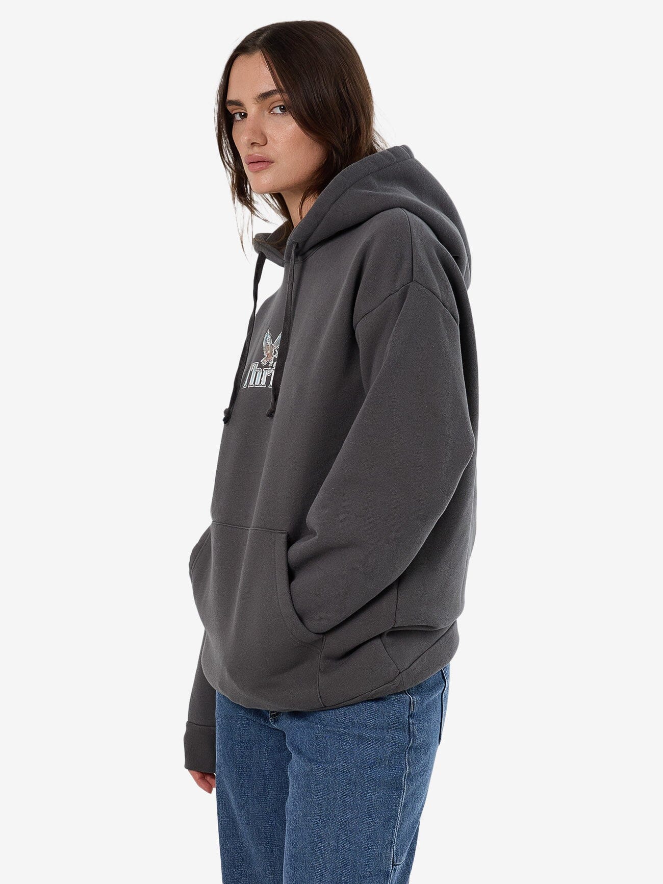 Strength And Glory Slouch Hood - Merch Black