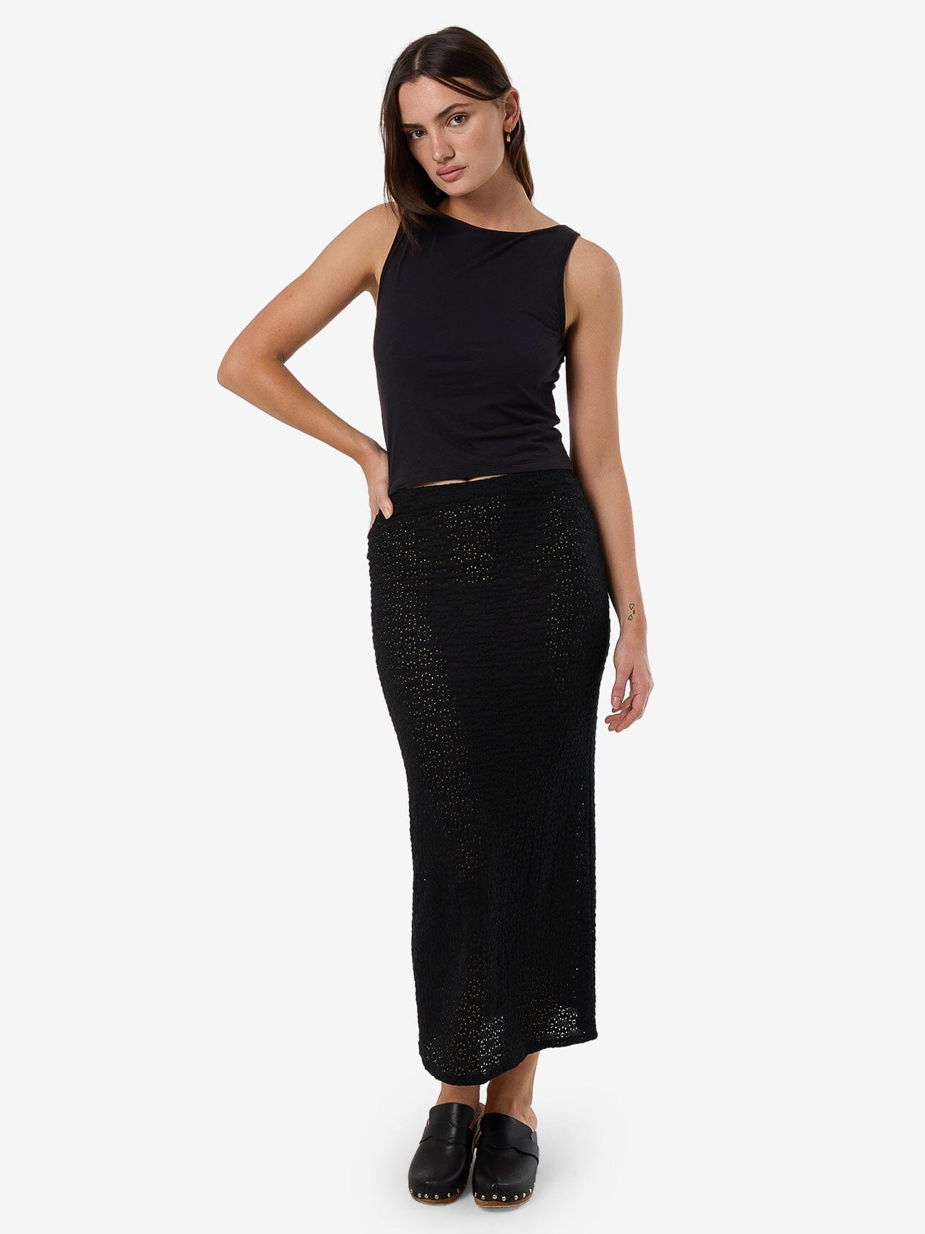 Dollie Lace Skirt - Black 4