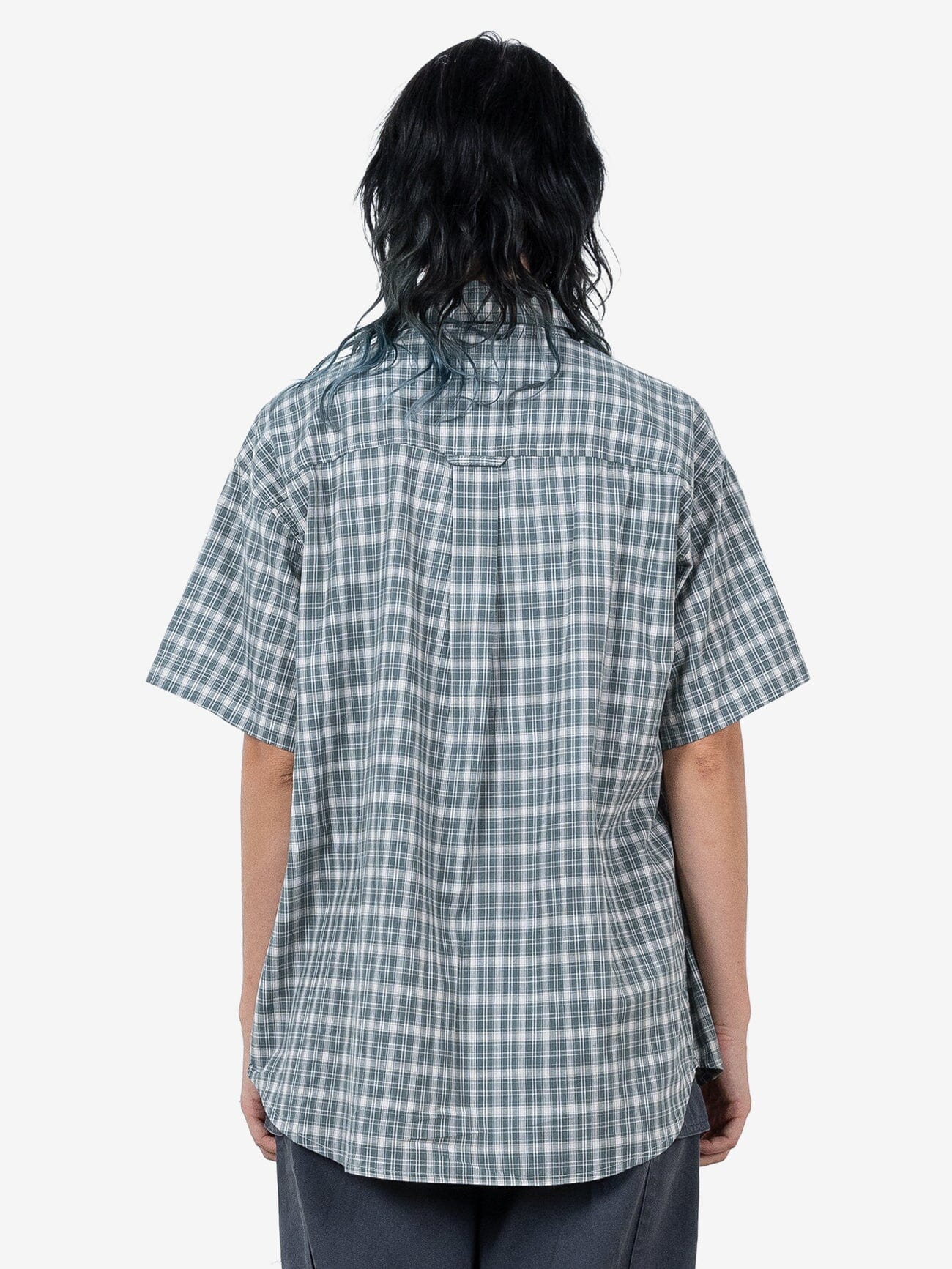 HYC Short Sleeve Check Shirt - Scrubs Green