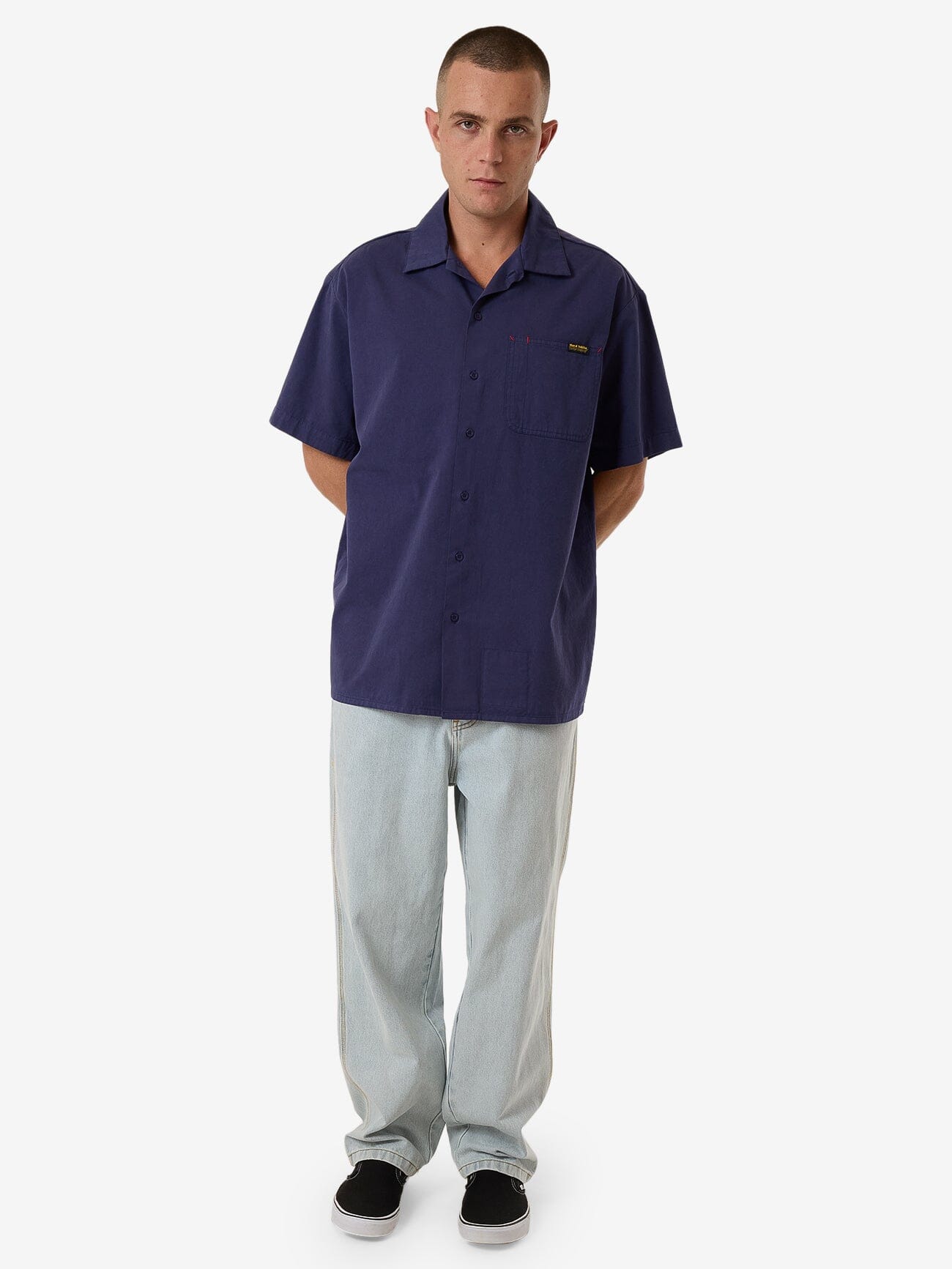 HYC Short Sleeve Utility Shirt - Yakka Blue