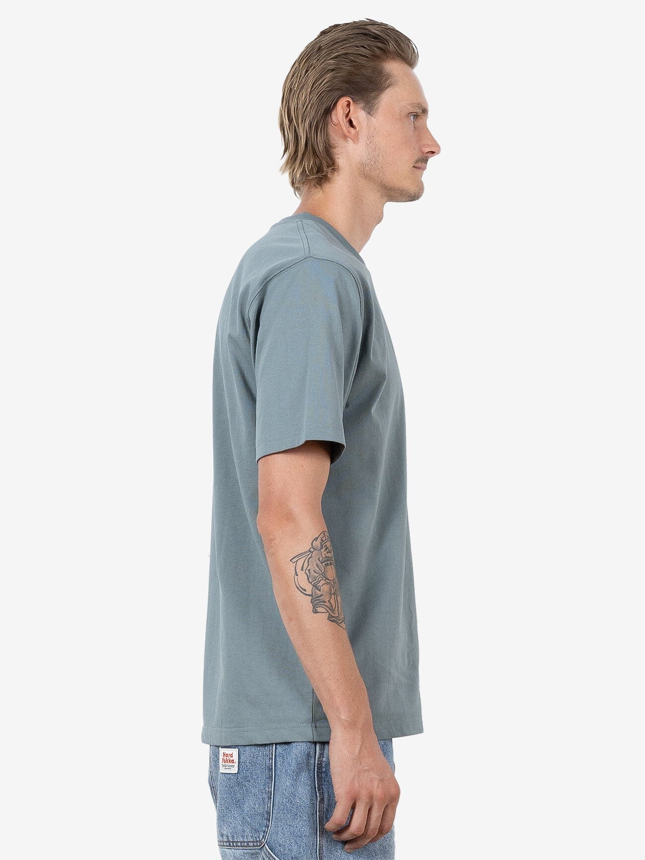 HYC Mechanic Oversize Fit Tee - Scrubs Green