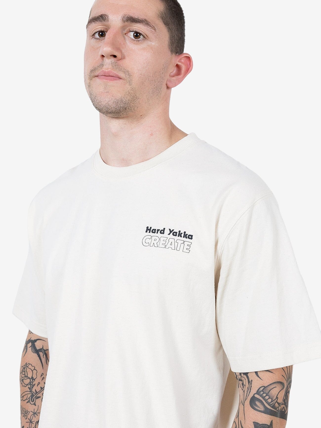 HYC Tough Going Oversize Fit Tee - Unbleached