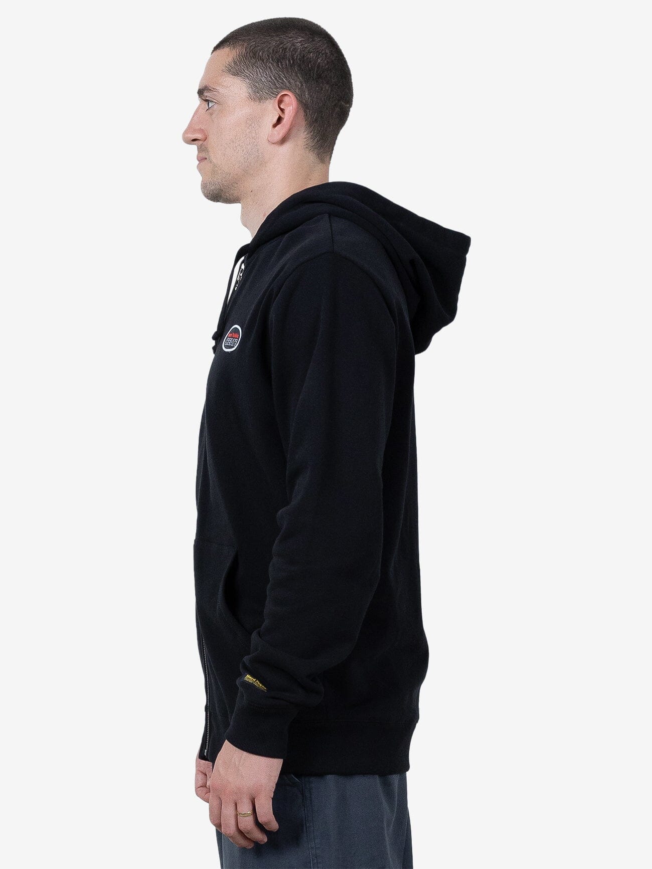 HYC Workmate Zip Hood Fleece - Black