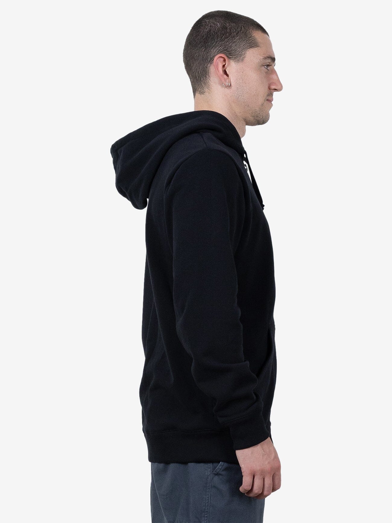 HYC Workmate Zip Hood Fleece - Black