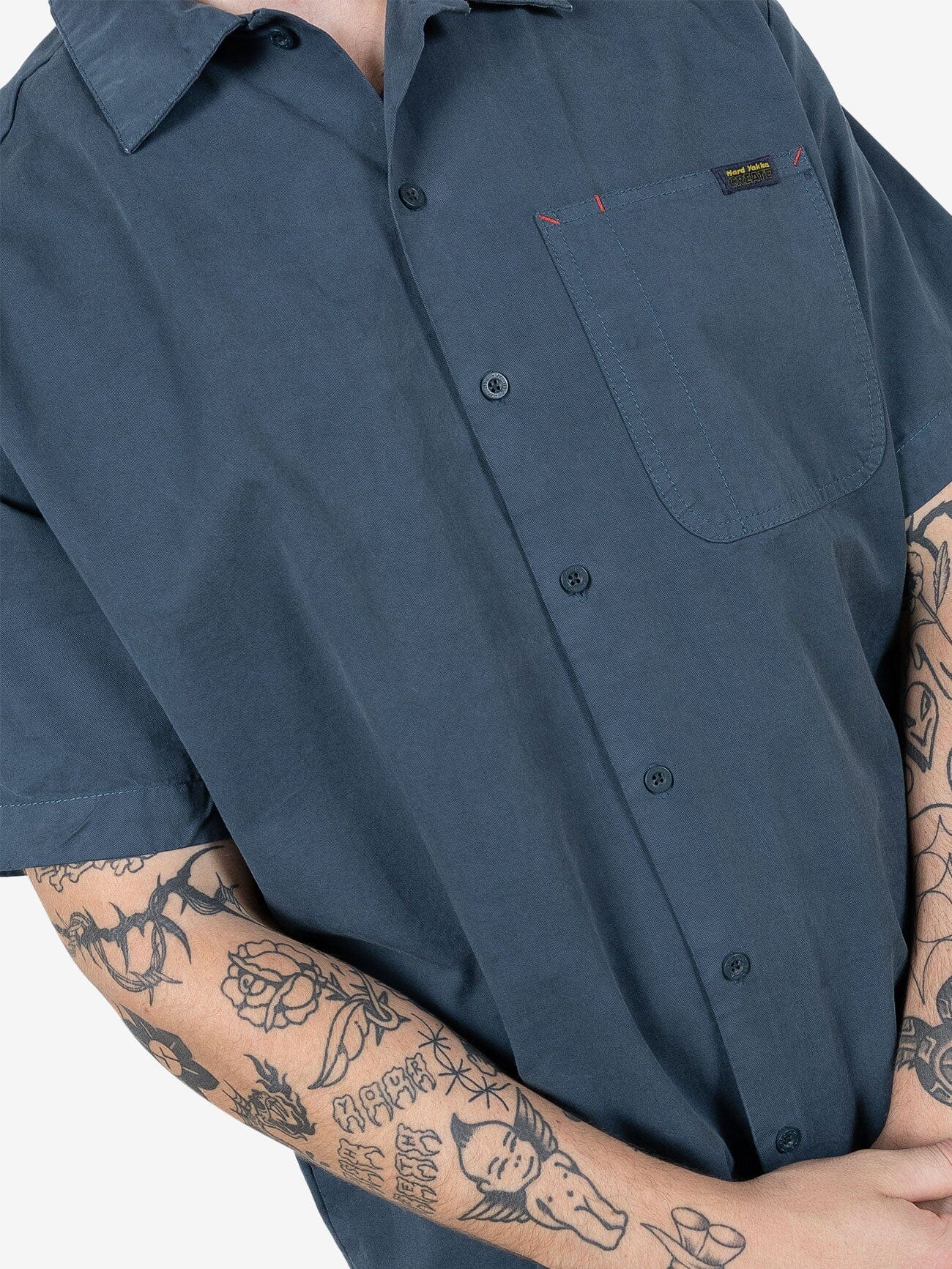 HYC Short Sleeve Utility Shirt - Yakka Petrol