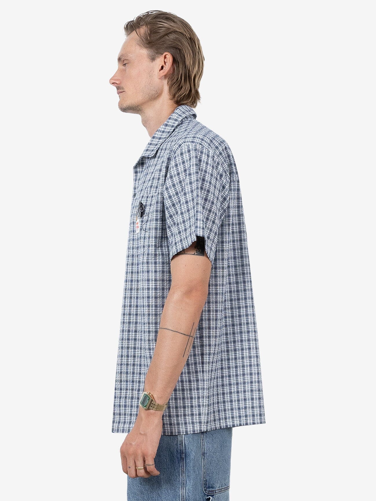 HYC Welded Short Sleeve Check Shirt - Yakka Petrol