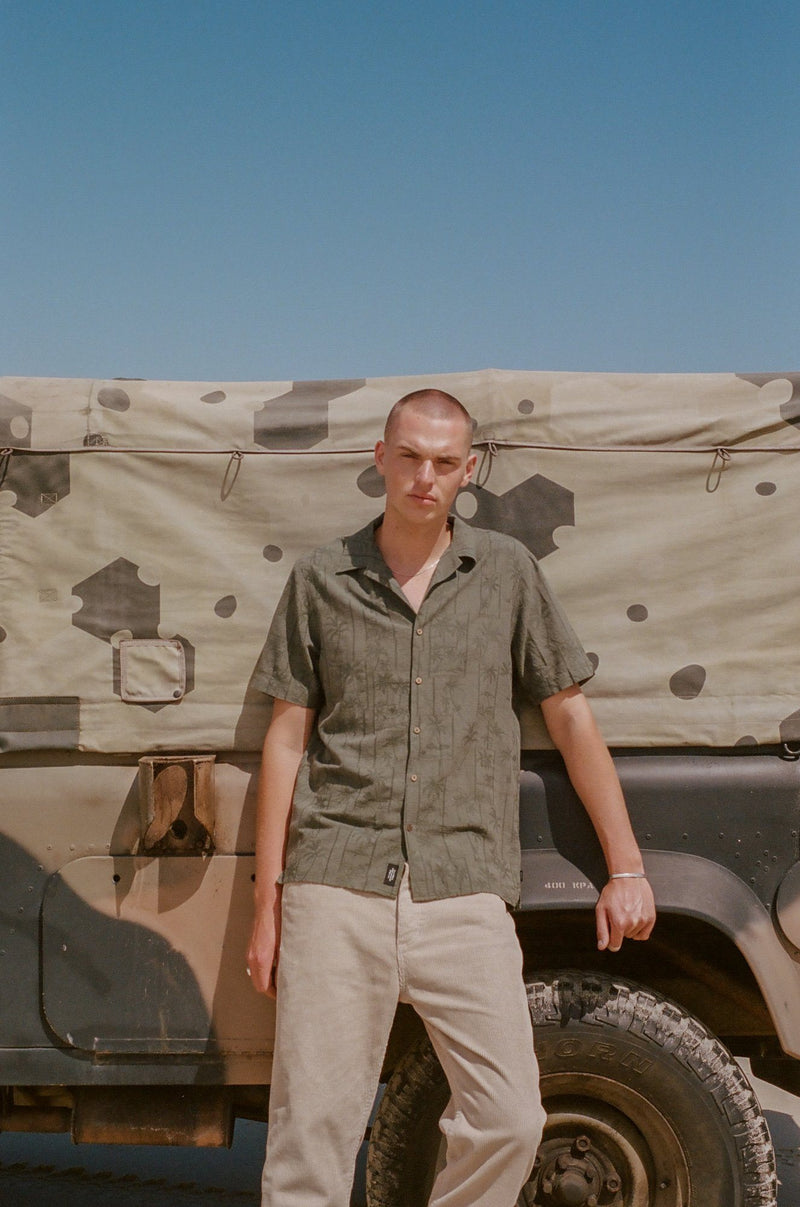 Brigade Bowling Shirt - Army Green