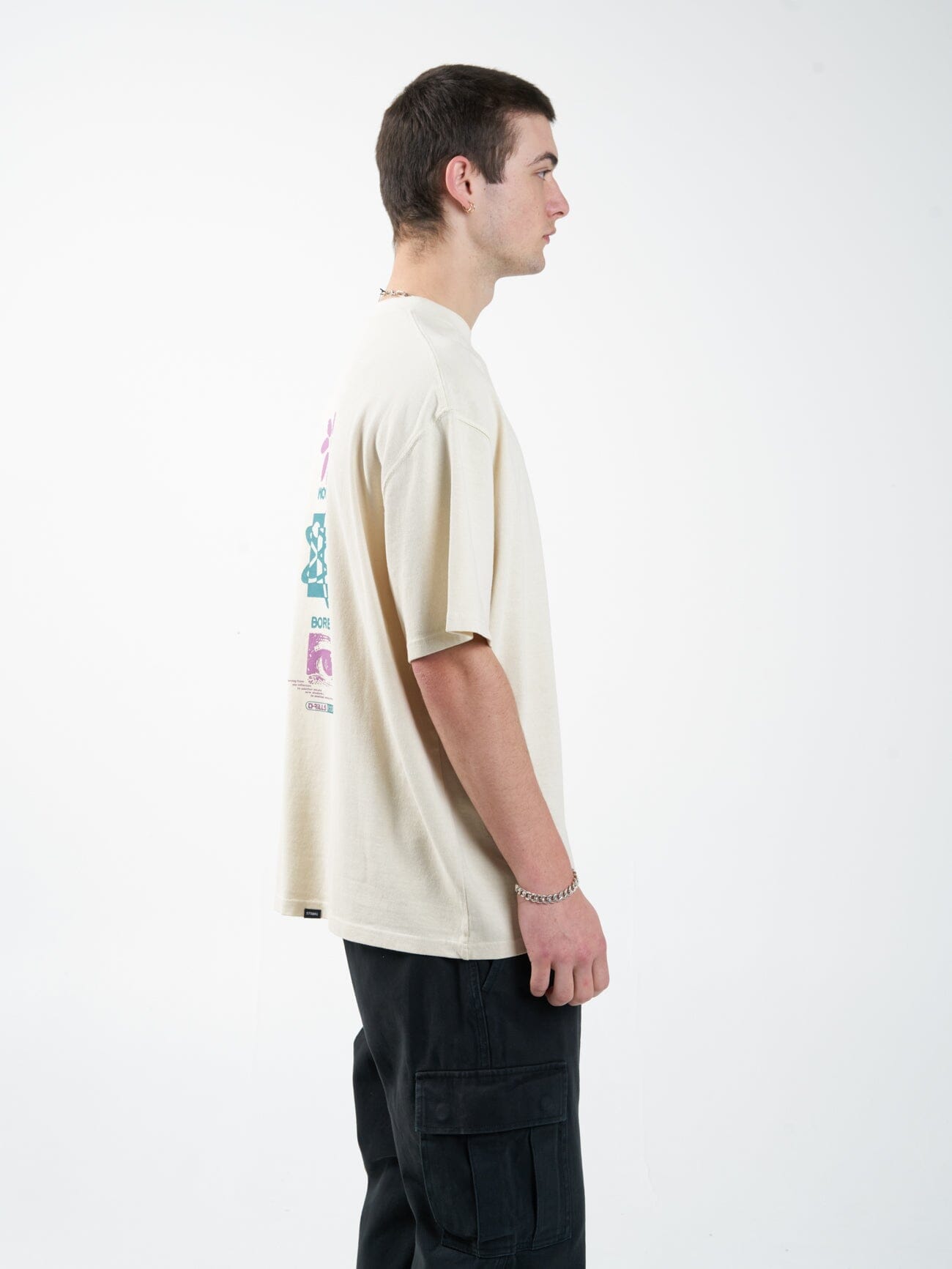 Reflections Oversized Fit Tee - Natural