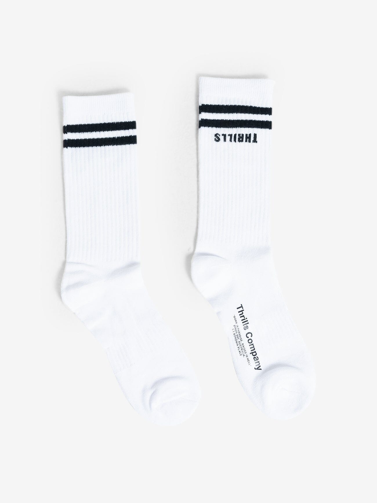 Minimal Thrills 5 Pack Sock - White