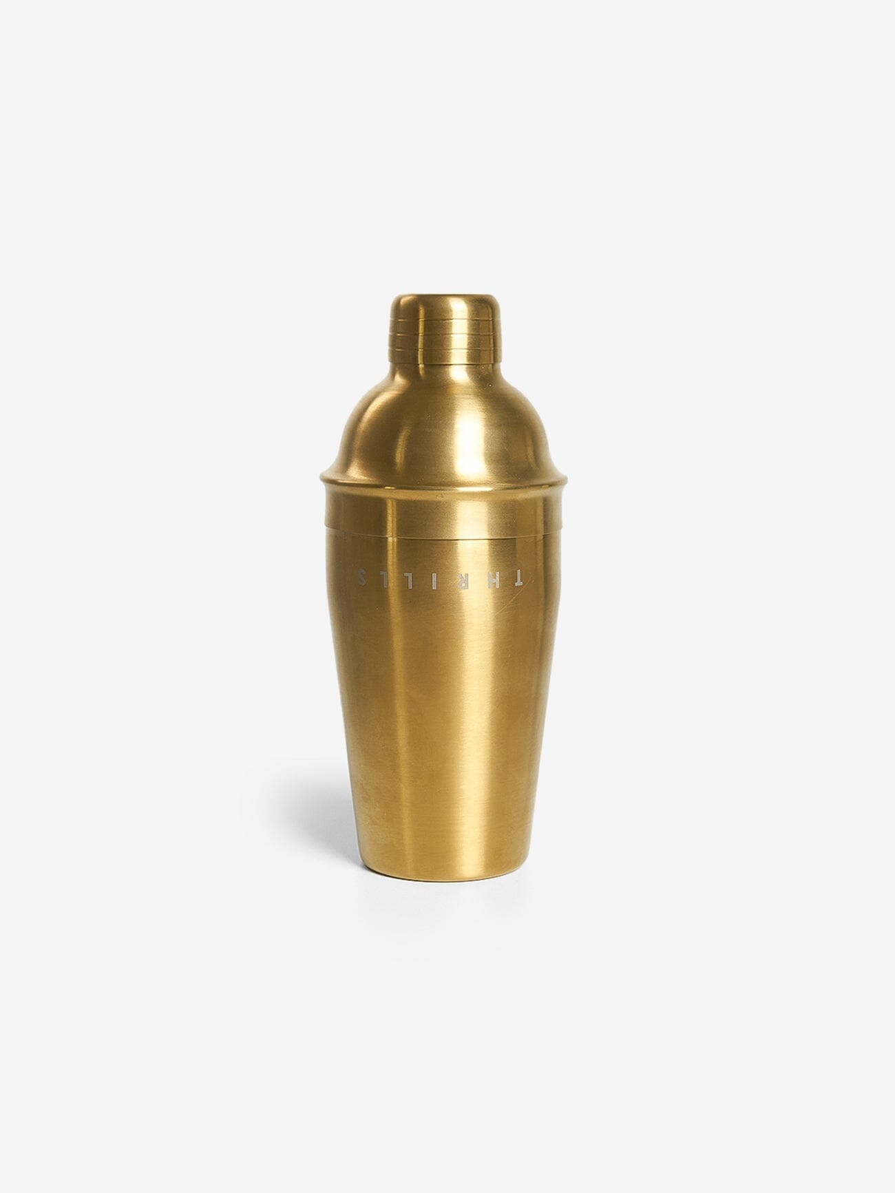 Minimal Thrills Cocktail Shaker - Antique Brass