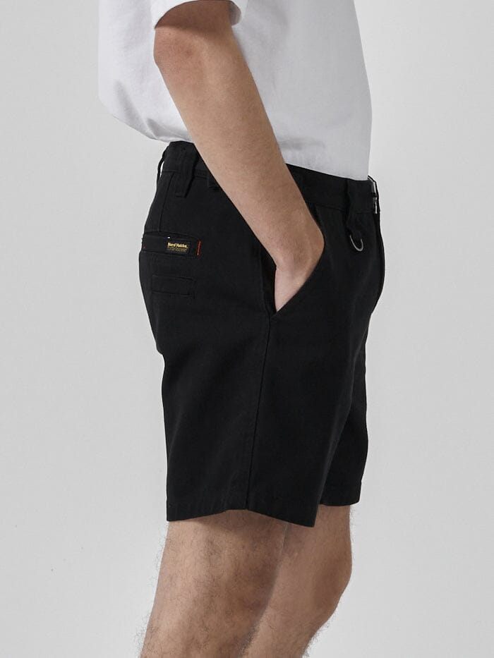 Hard Yakka x Thrills Mandude Work Short - Black