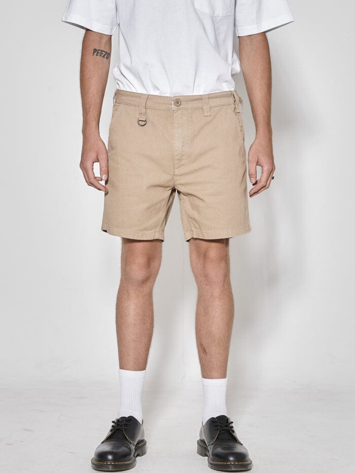 Hard Yakka x Thrills Mandude Work Short - Yakka Tan