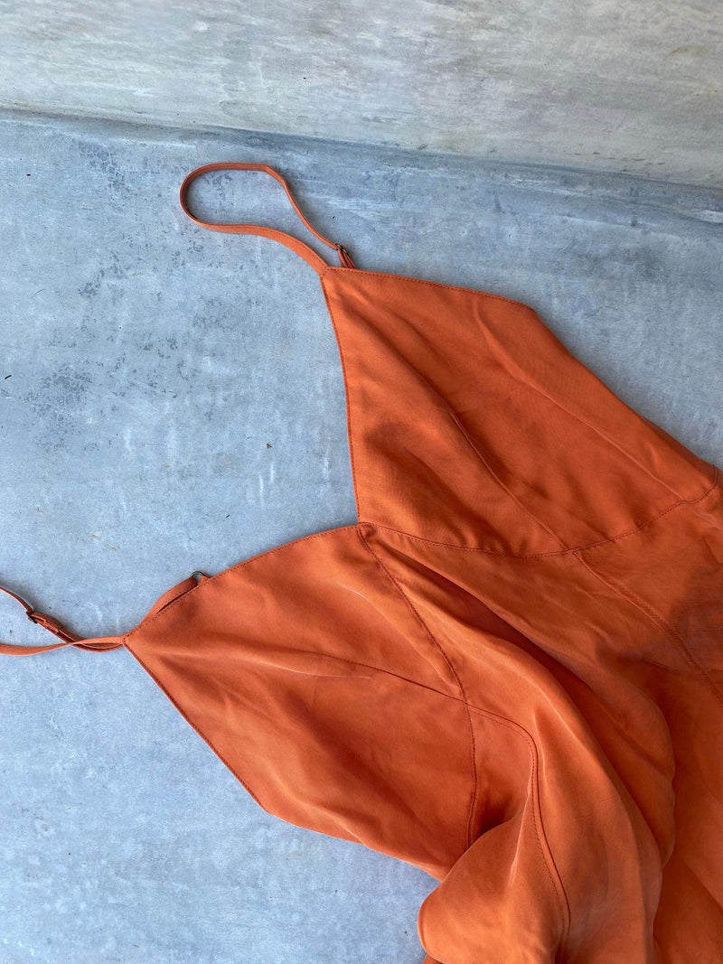 Chelsea Slip Dress - Burnt Orange
