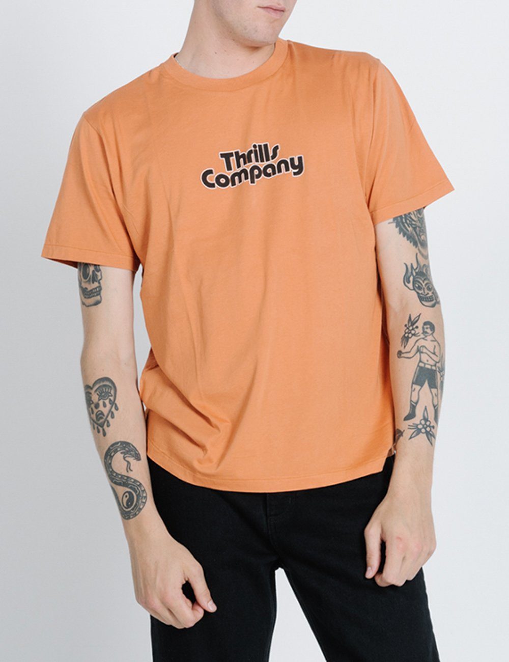 Power Merch Fit Tee - Detox Orange