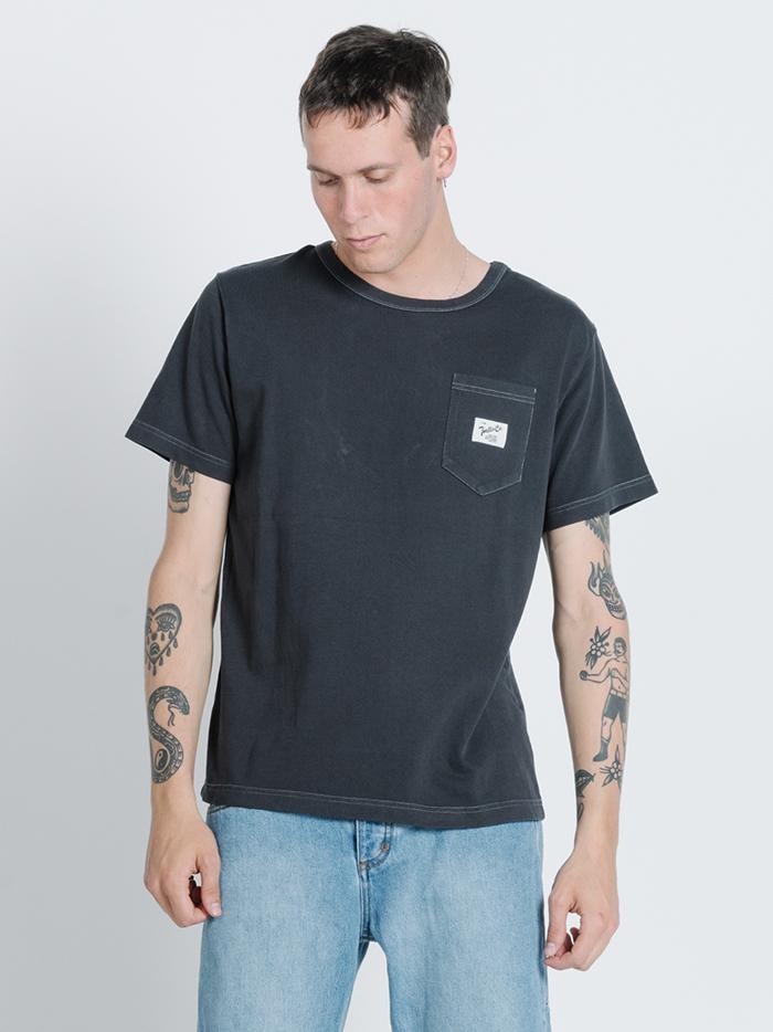 Fifty Fifty Merch Fit Pocket Tee - Heritage Black