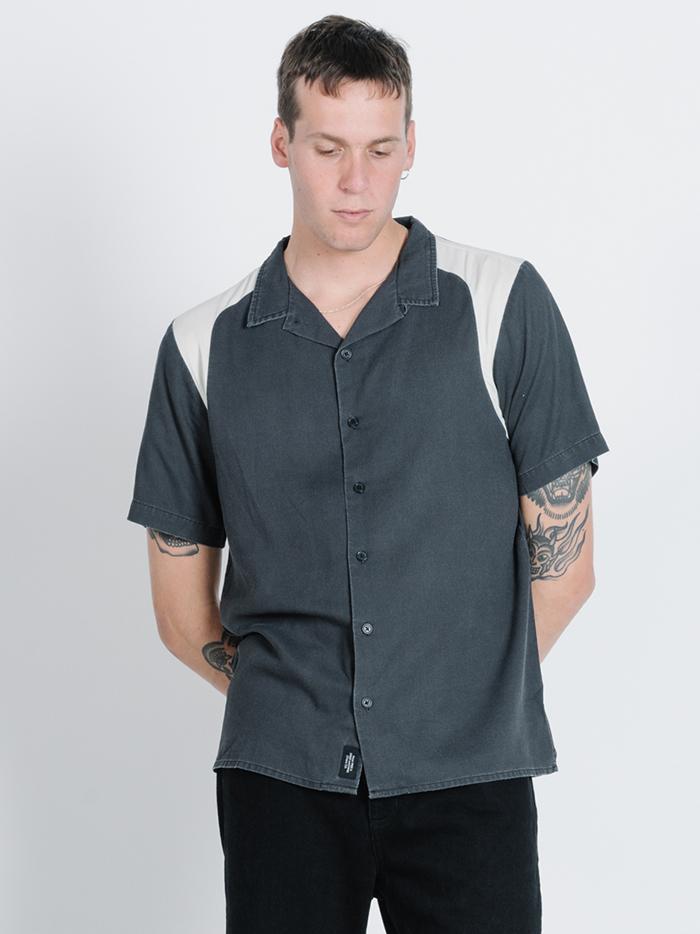 Fifty Fifty Bowling Shirt - Heritage Black