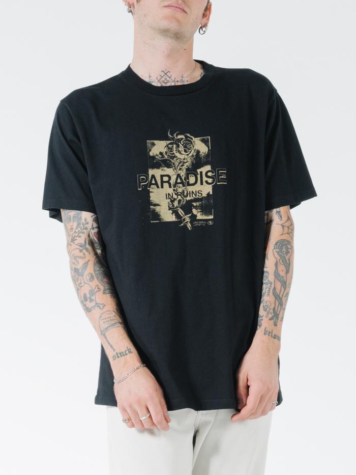 Hidden Paradise Merch Fit Tee - Black