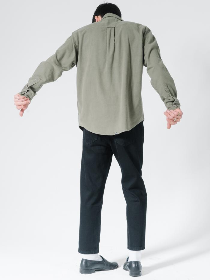 OPS Oversized Long Sleeve Shirt - Military