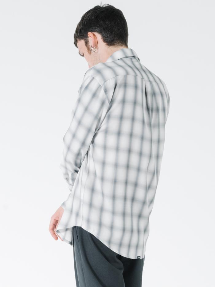 Shadows Oversize Long Sleeve Shirt - Faded Grey