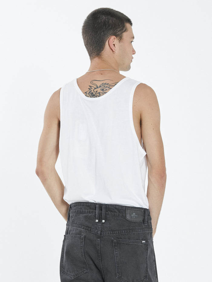 Endless Merch Fit Tank - White
