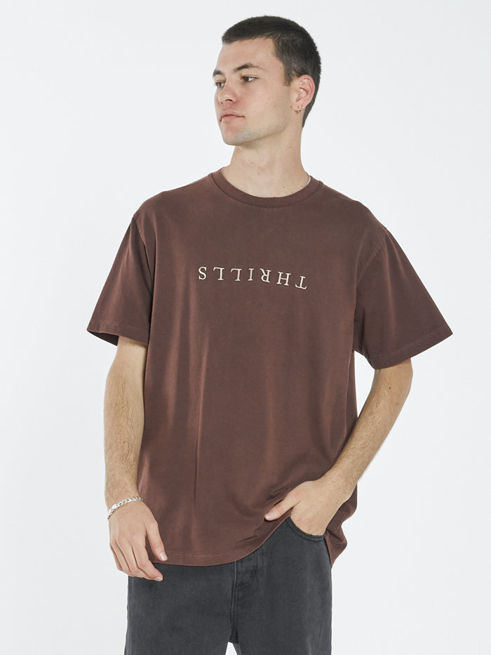 Liste Embro Merch Fit Tee - Washed Cocoa