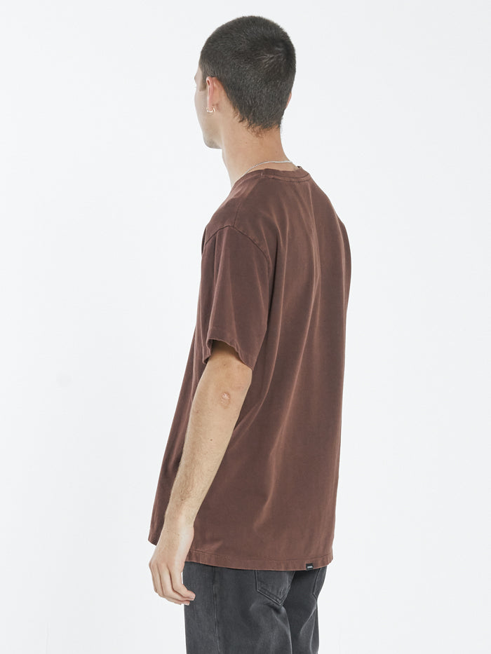 Liste Embro Merch Fit Tee - Washed Cocoa