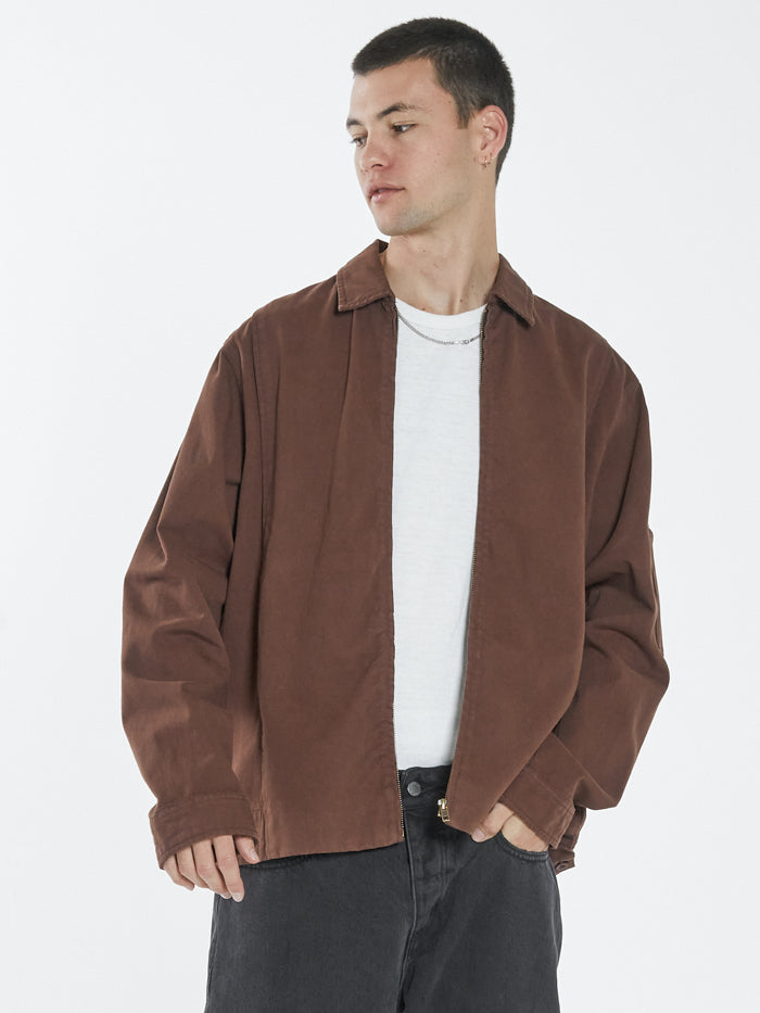 Minimal Thrills Work Jacket - Washed Cocoa