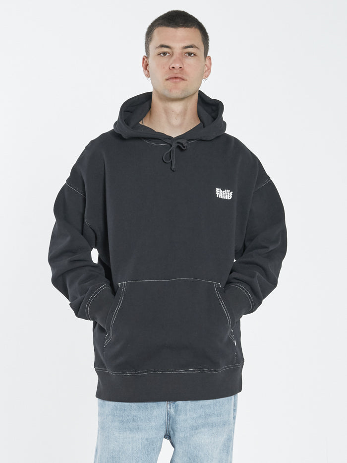 Infinite Thrills Slouch Pull On Hood - Washed Black
