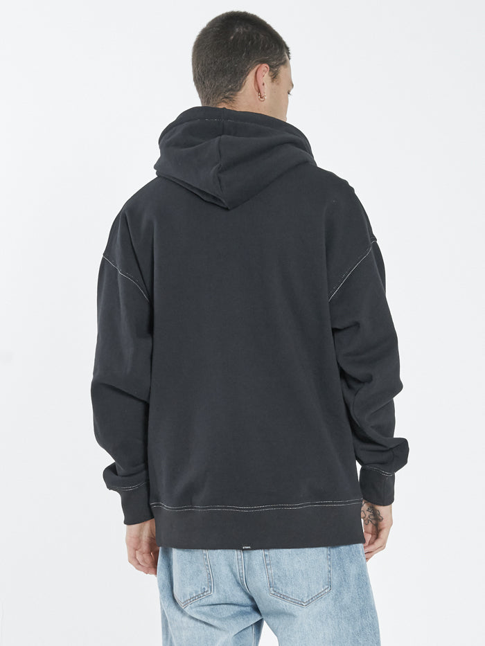 Infinite Thrills Slouch Pull On Hood - Washed Black