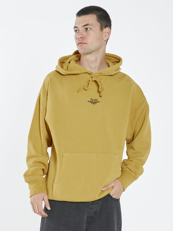 Lords Slouch Pull On Hood - Mineral Yellow