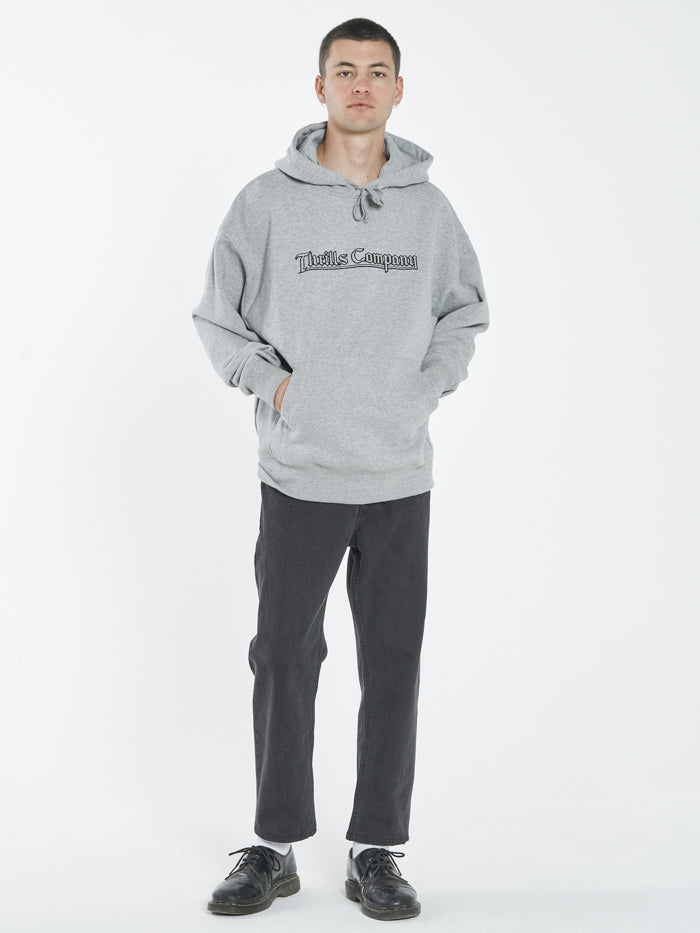 Knights Slouch Pull On Hood - Grey Marle