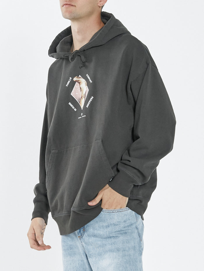 Delirium Slouch Pull On Hood - Oil Green
