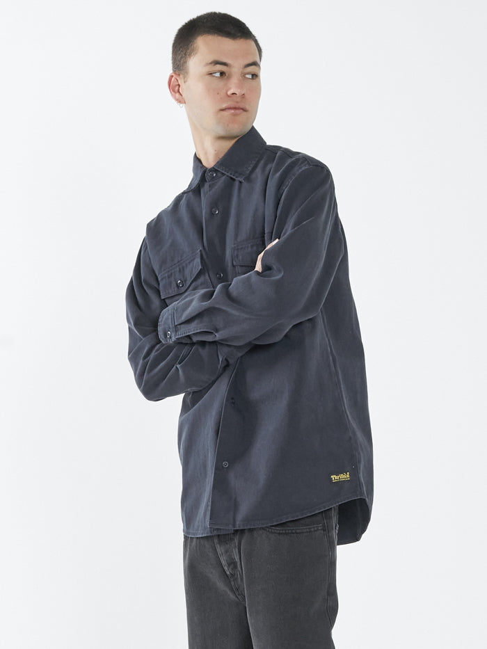 Thrills Union Work Shirt - True Navy
