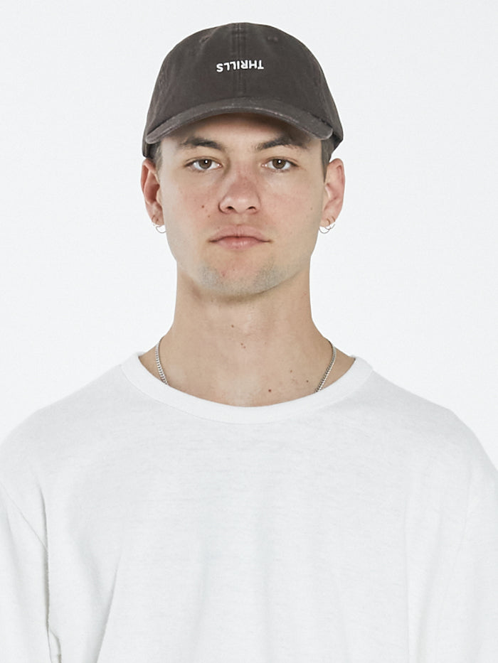 Minimal Thrills 6 Panel Cap - Postal Brown